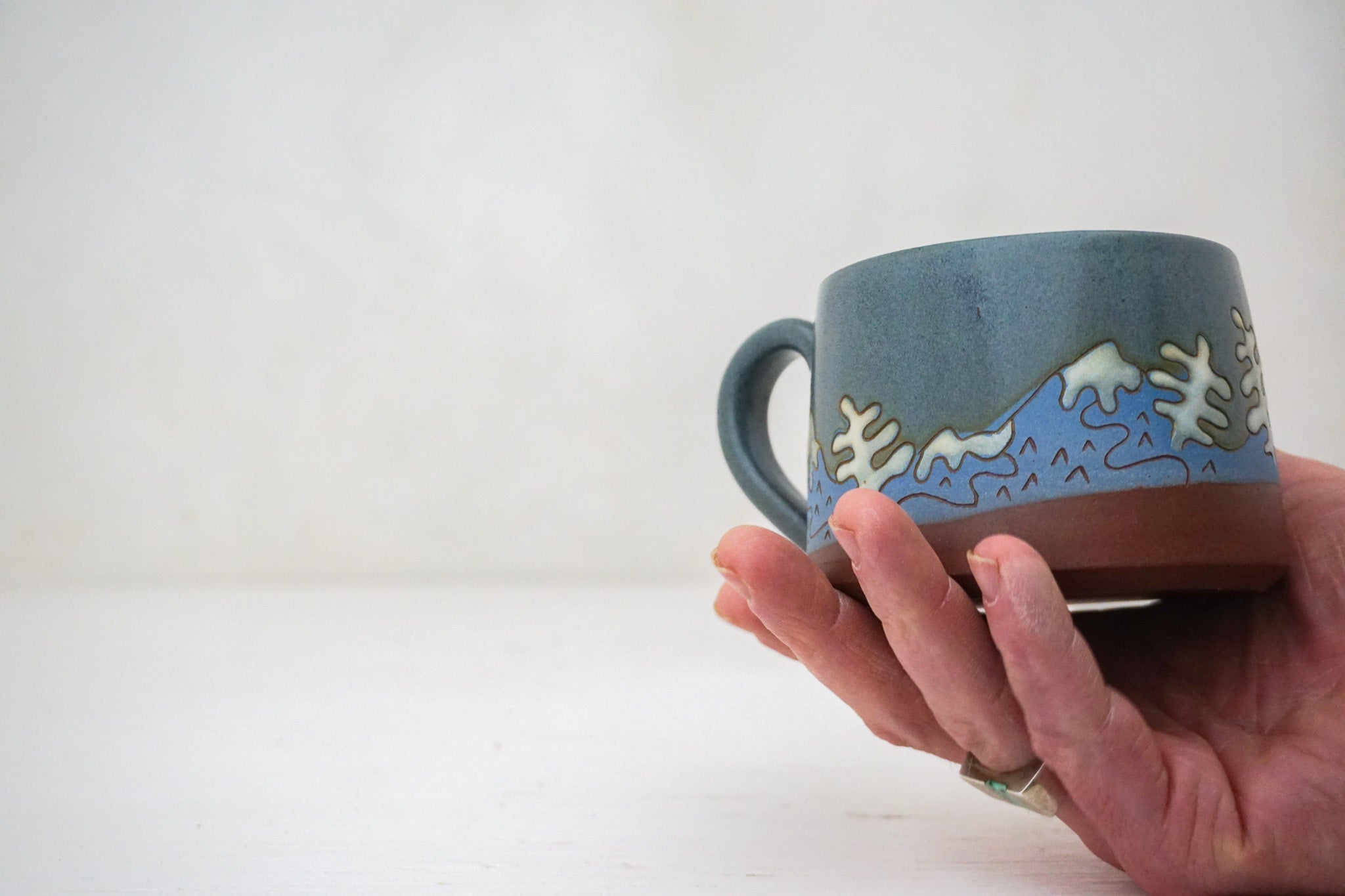Gondola short mug in Stone