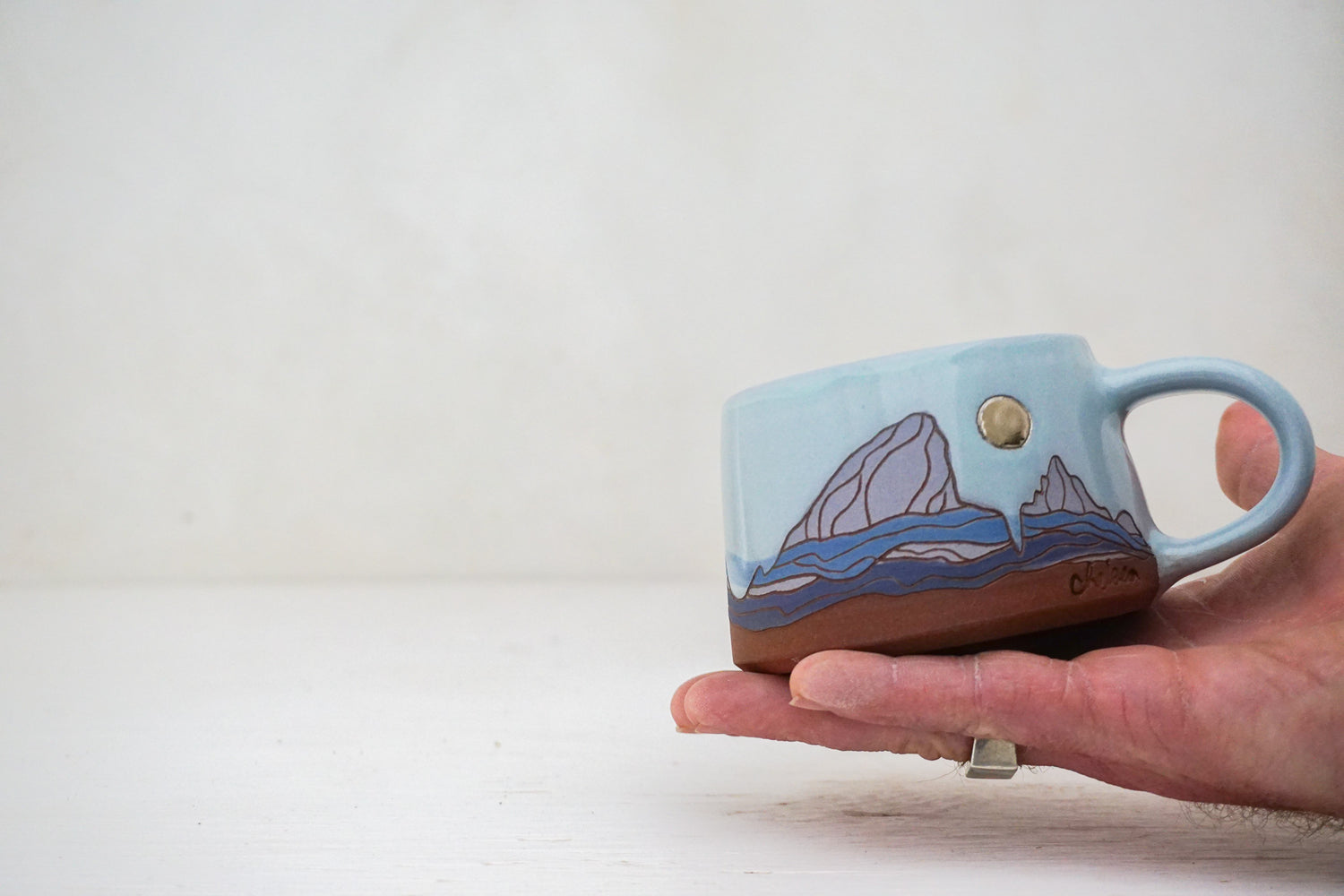 E Teton Mug in Ira Blue