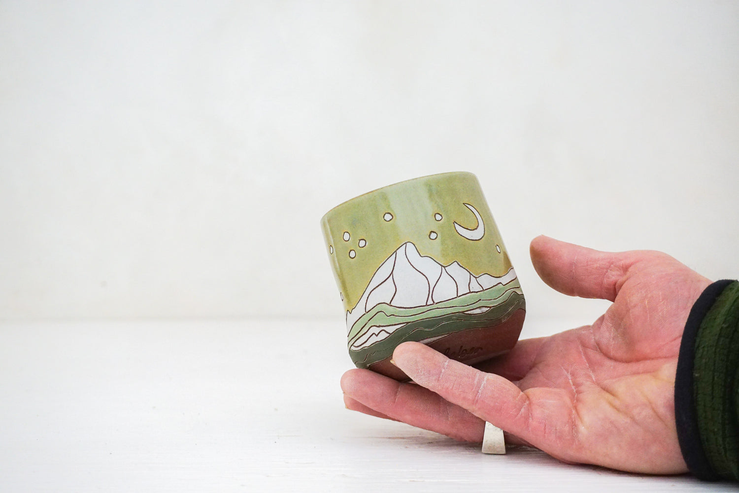 Mtn moon Cup in Sage