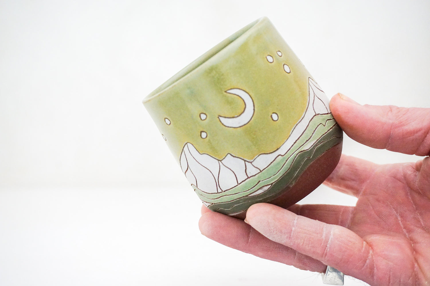 Mtn moon Cup in Sage
