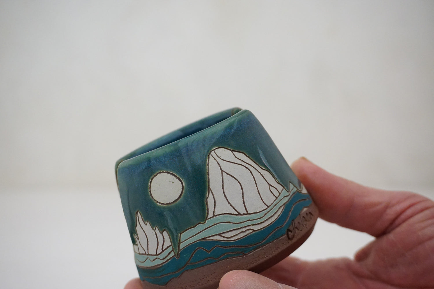 W Teton Moon Sponge Holder in Huck