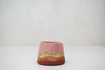 Sunburst house Sponge Holder in Pink