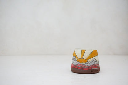 Mtn Sunburst Sponge Holder in Bone