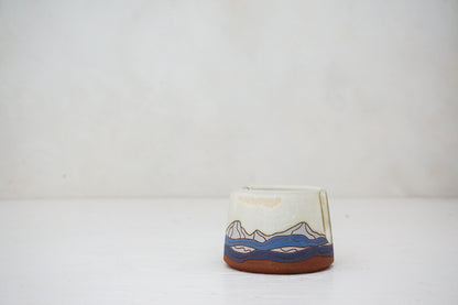 House &amp; Flower Sponge Holder in Bone