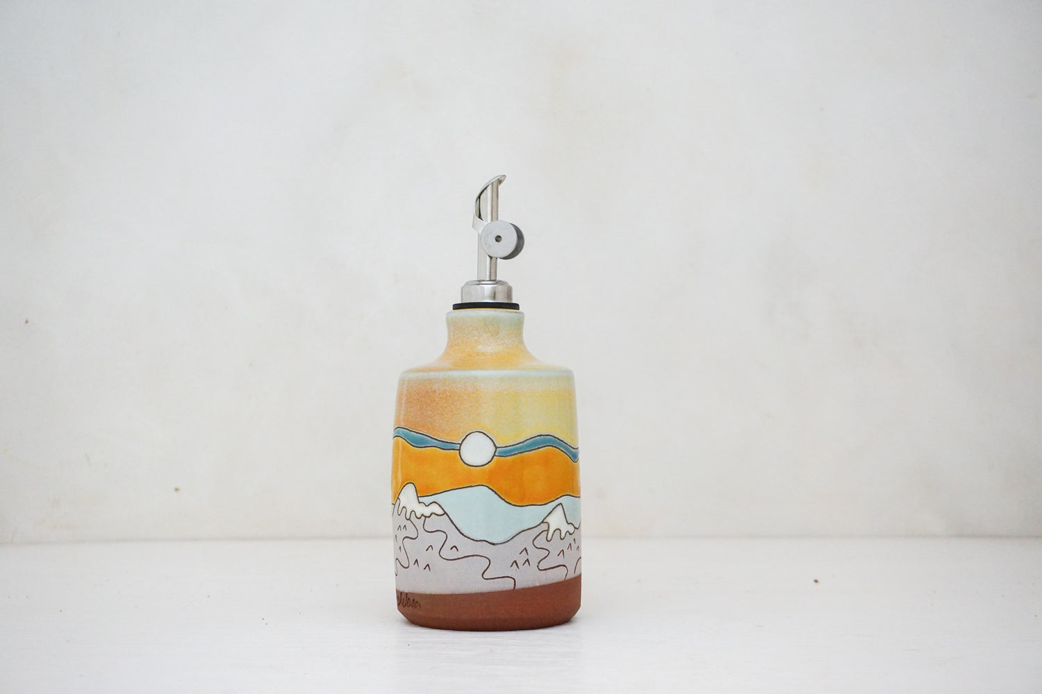 Skylines Olive Oil Pour in Ira Peach