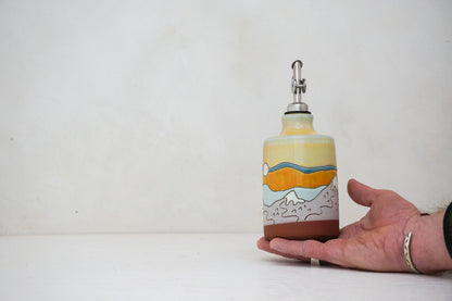 Skylines Olive Oil Pour in Ira Peach