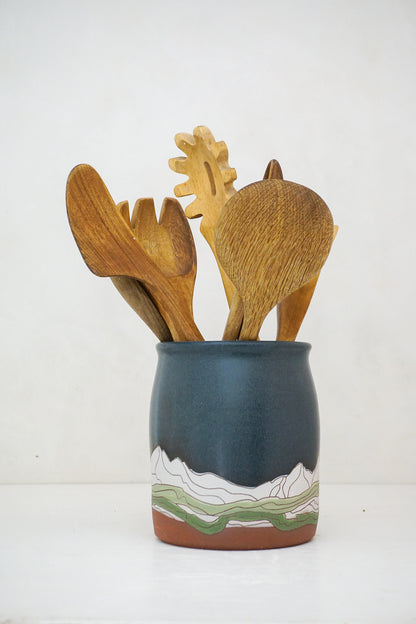 House &amp; Tulips Utensil Holder in Darby