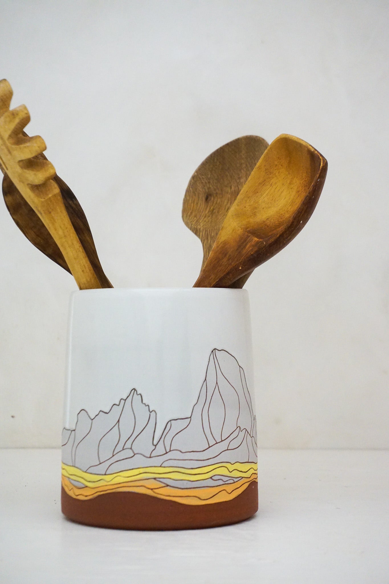 W Teton Yellows Dipper Utensil Holder