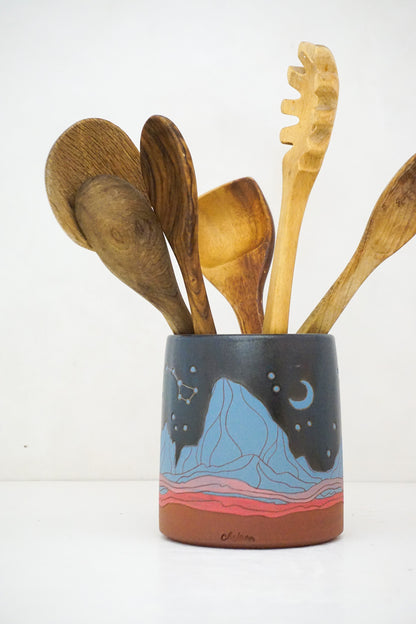 W Teton Blues Dipper Utensil Holder