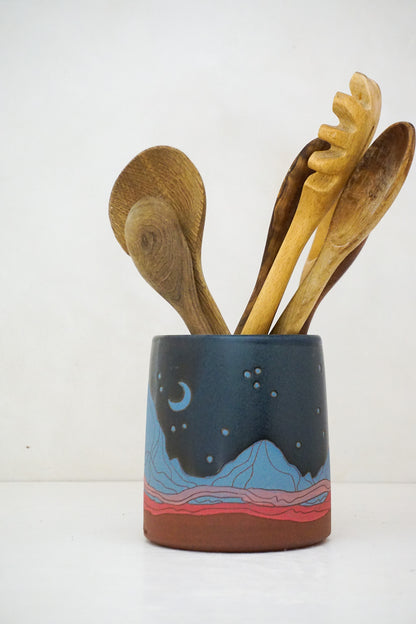 W Teton Blues Dipper Utensil Holder