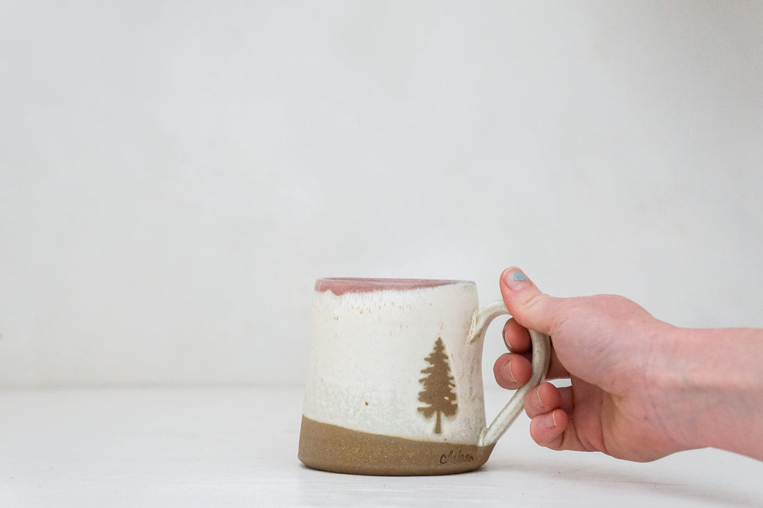 Plains Pine mug in Bone