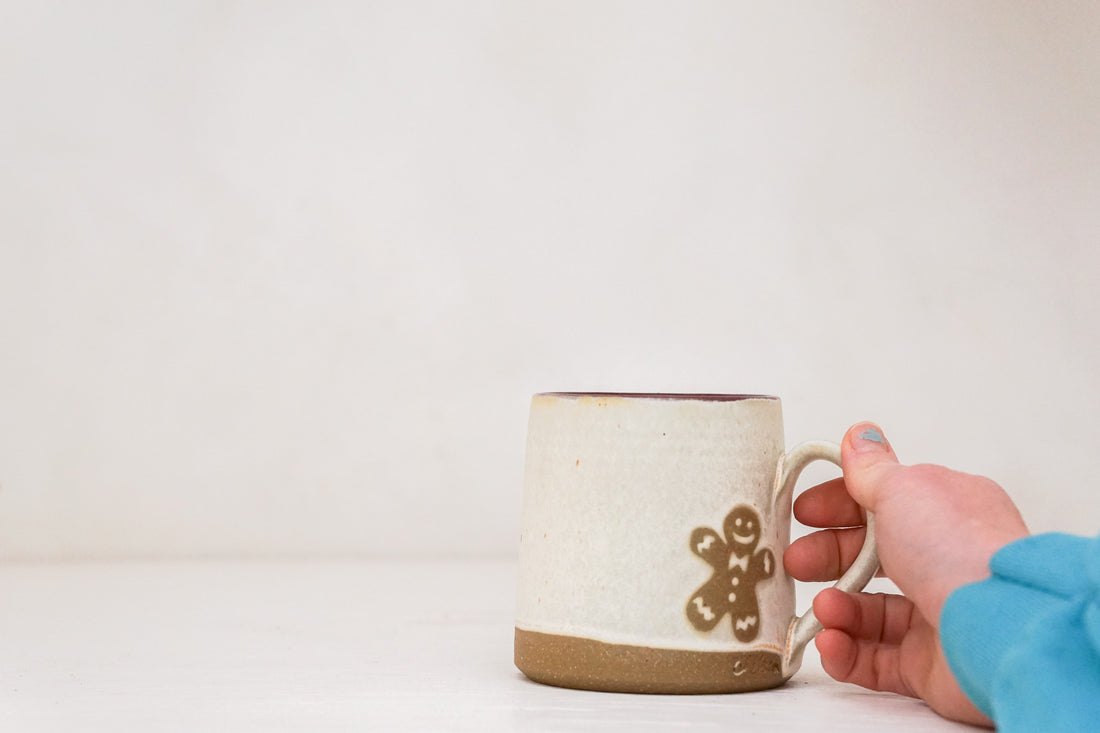 Plains Gingerbread man mug in Bone 2