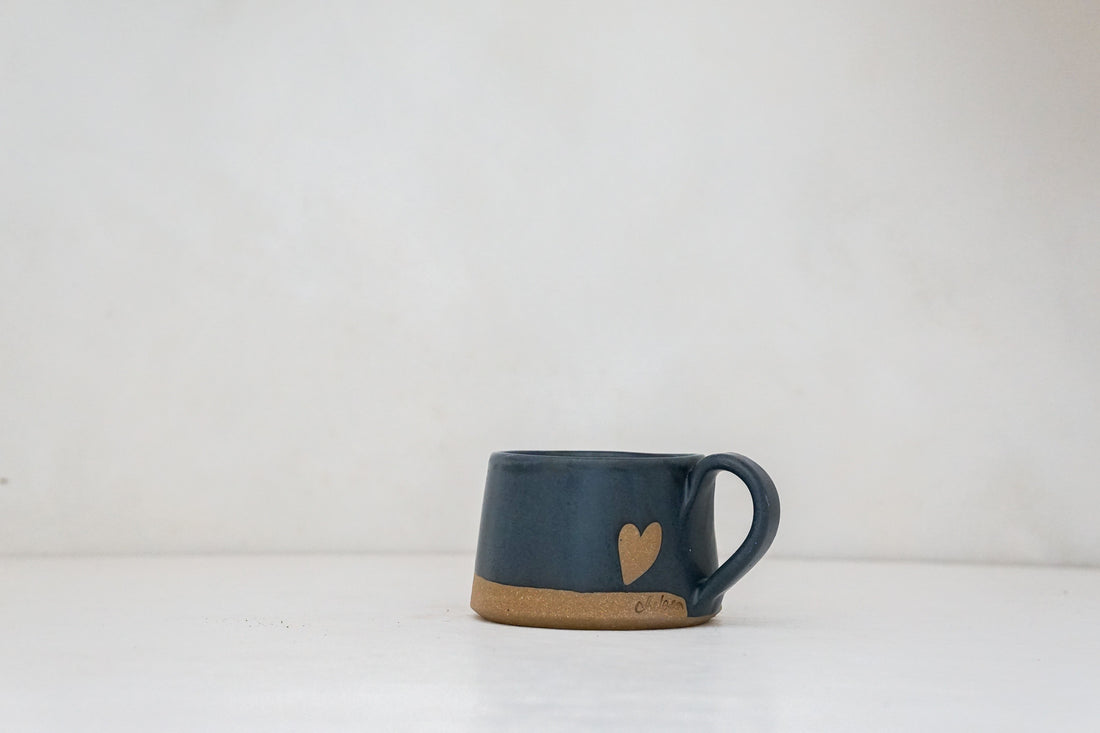 Plains Heart short mug in Darby