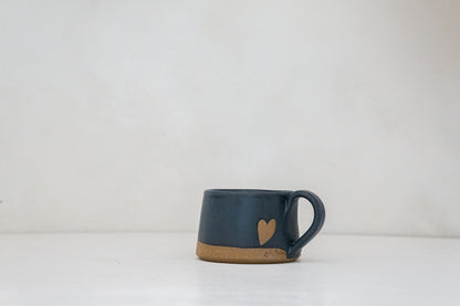 Plains Heart short mug in Darby