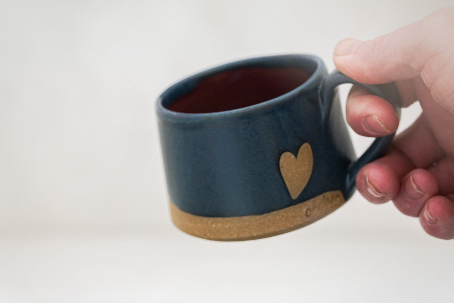 Plains Heart short mug in Darby