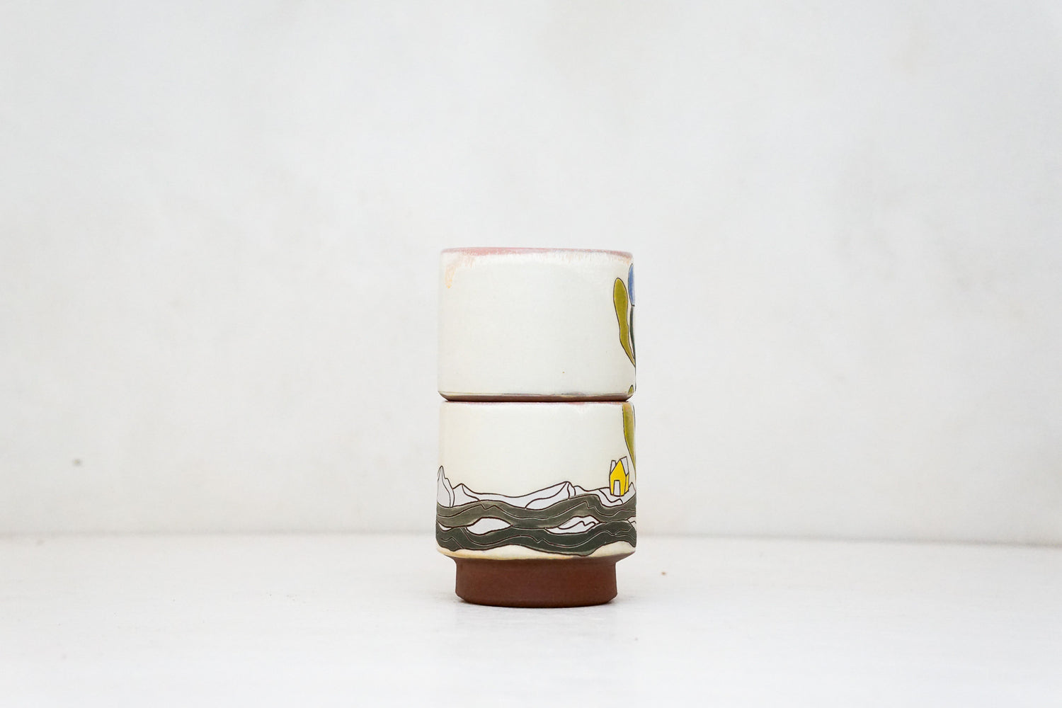 House and Tulips Stackers (Twofer)