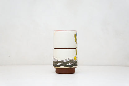 House and Tulips Stackers (Twofer)