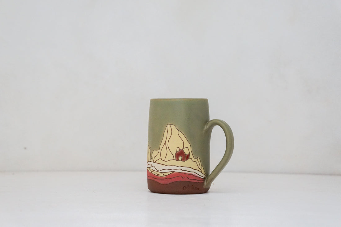W Teton House mug in Sage