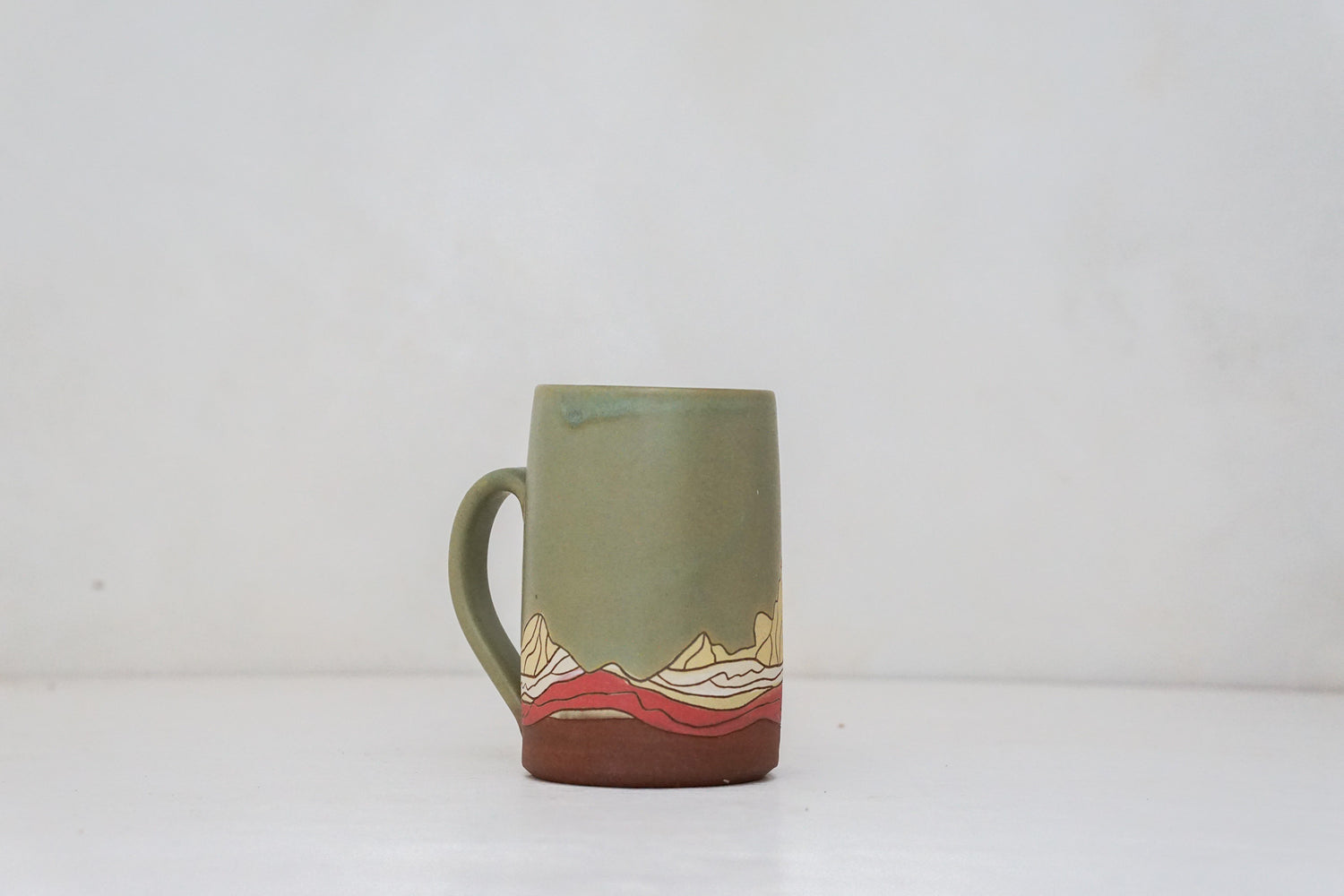 W Teton House mug in Sage