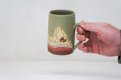 W Teton House mug in Sage