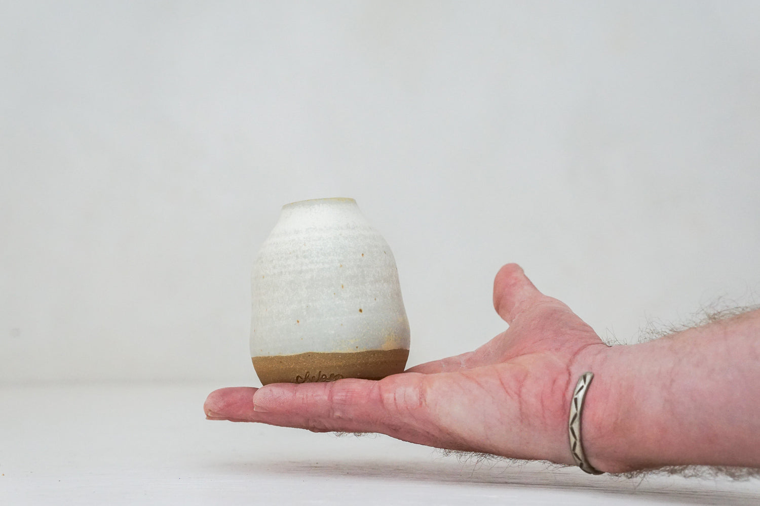 Bud vase in Bone (my new glaze obsession)