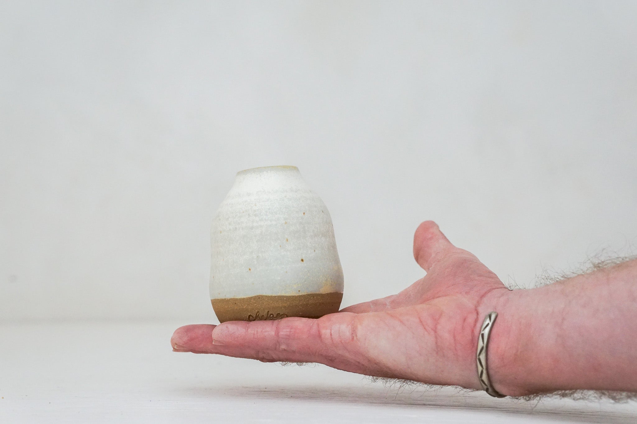 Bud vase in Bone (my new glaze obsession)