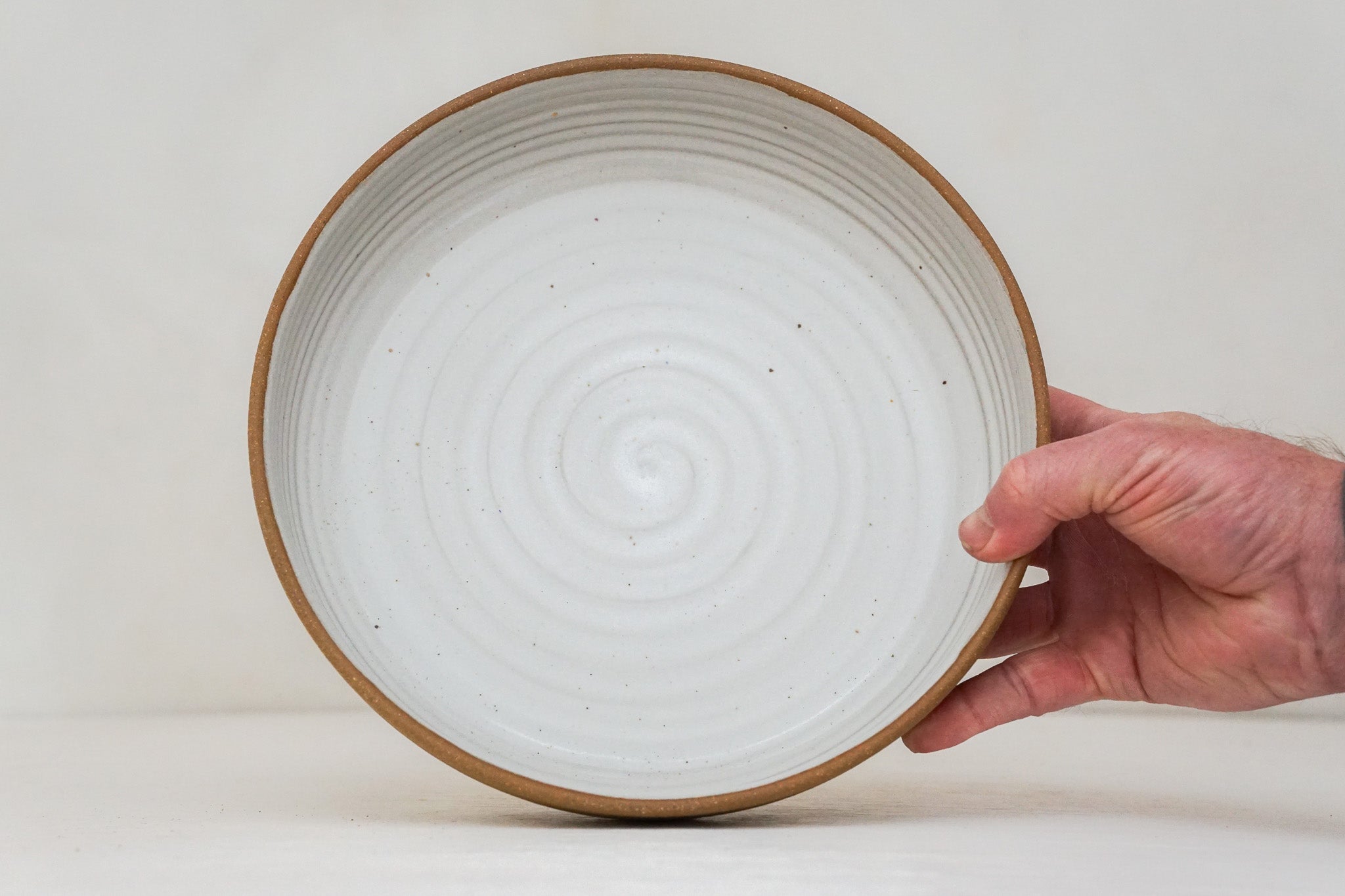 White Serving Bowl