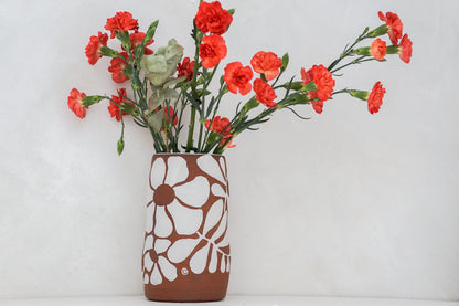 Carved Flower Vase