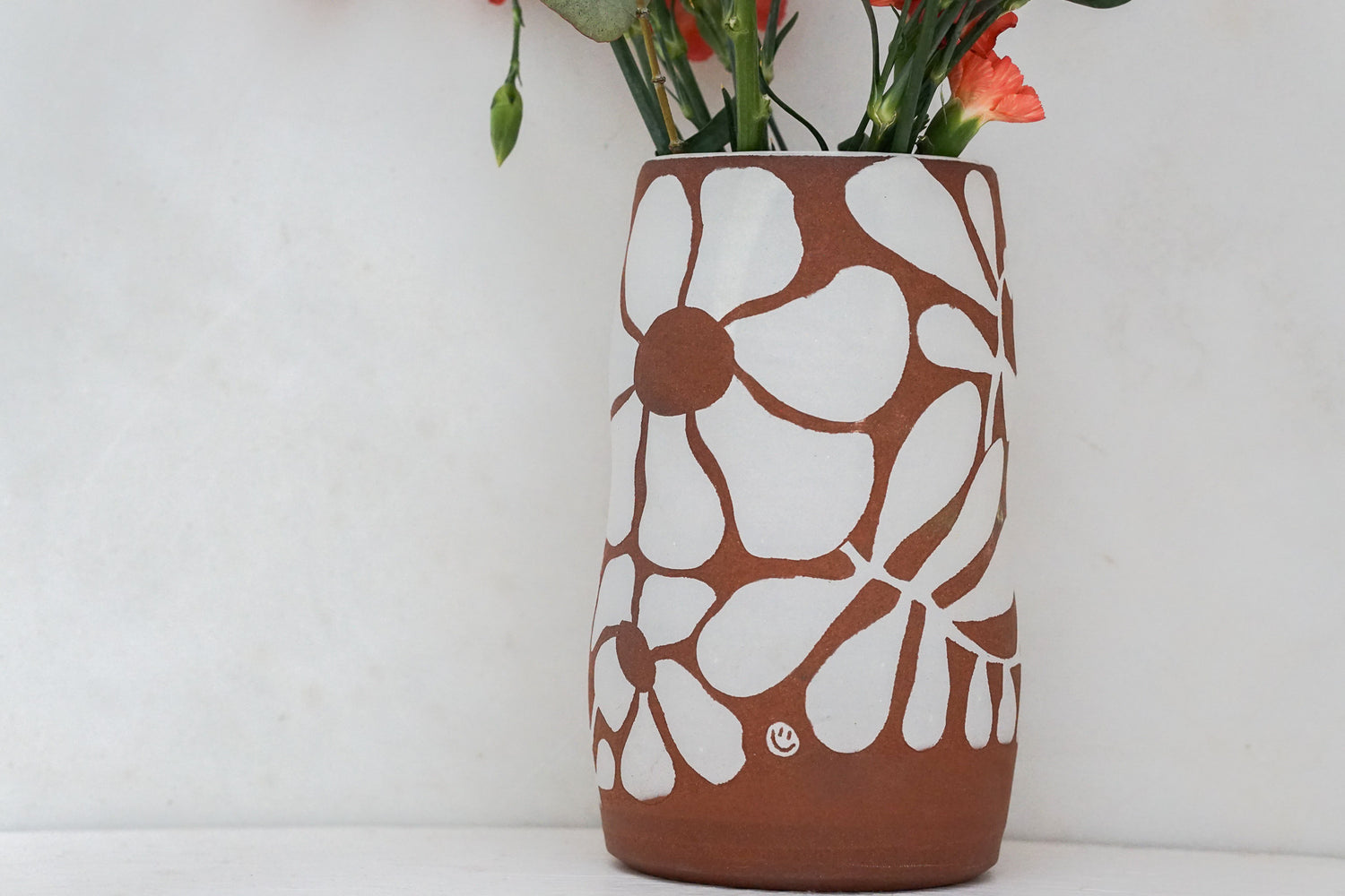 Carved Flower Vase