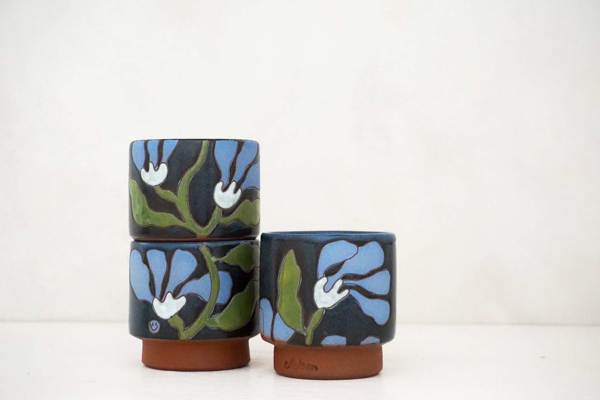 Dancing flower stacker cups in Darby