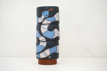 Snake Stacker cups in Darby