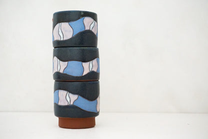 Snake Stacker cups in Darby