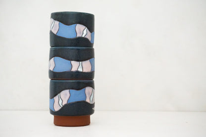 Snake Stacker cups in Darby