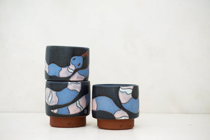 Snake Stacker cups in Darby