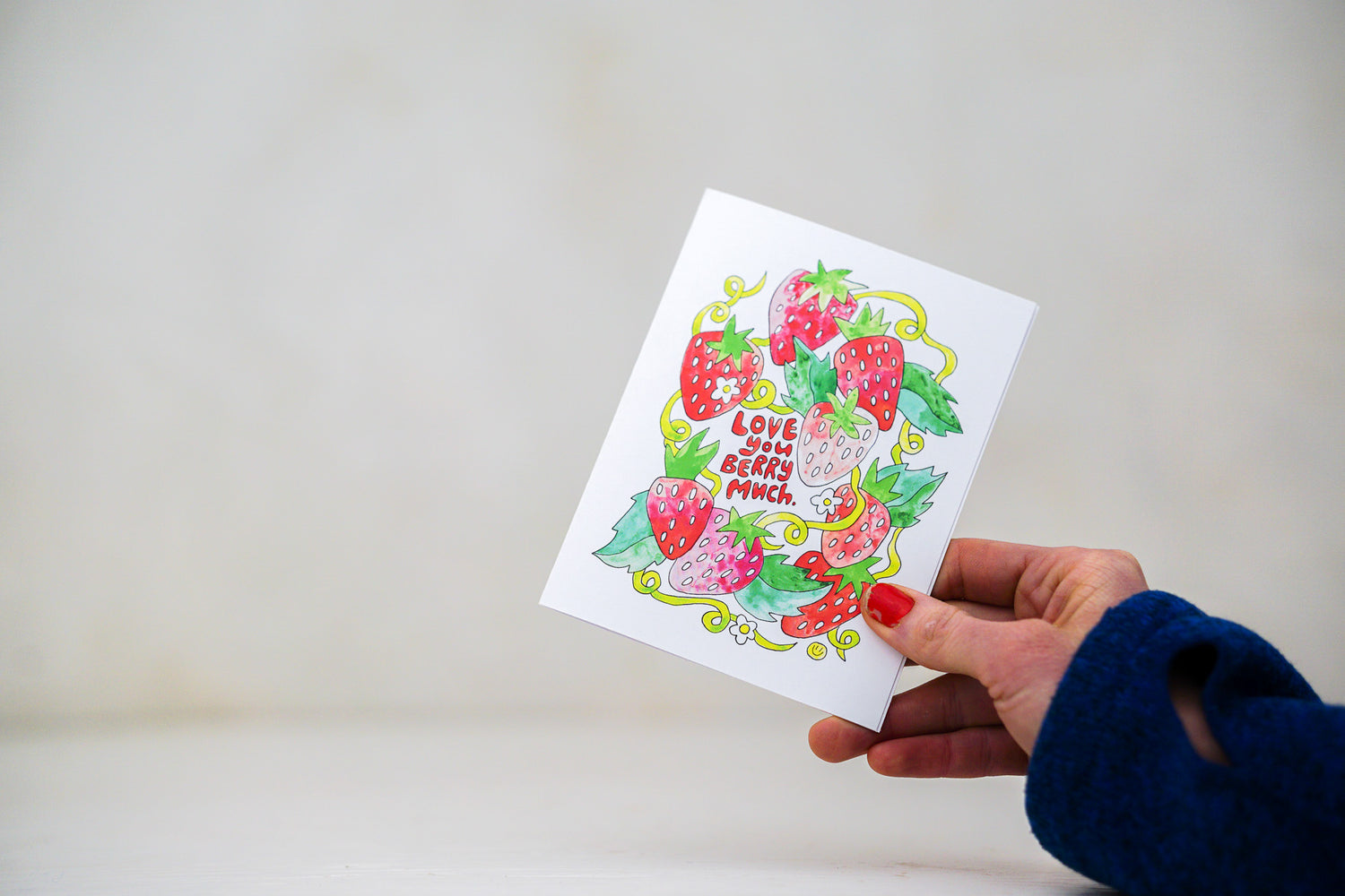 Love you BERRY much card