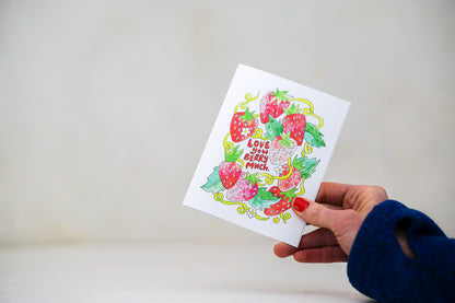 Love you BERRY much card