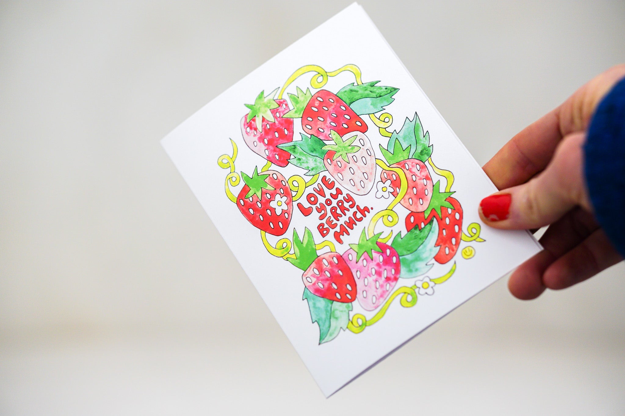 Love you BERRY much card