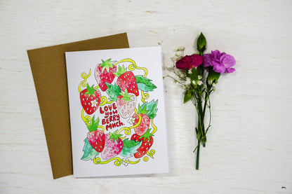 Love you BERRY much card