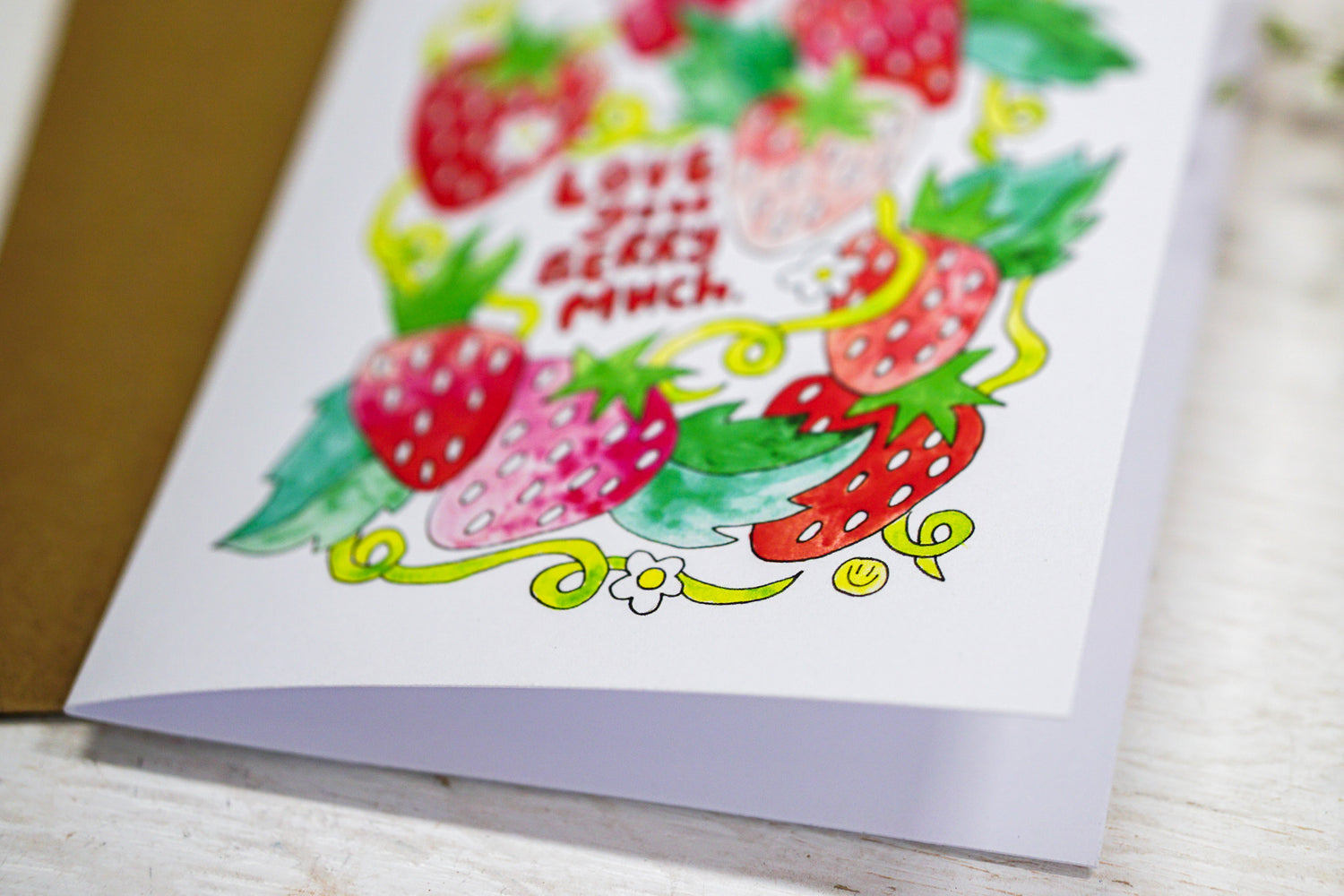 Love you BERRY much card