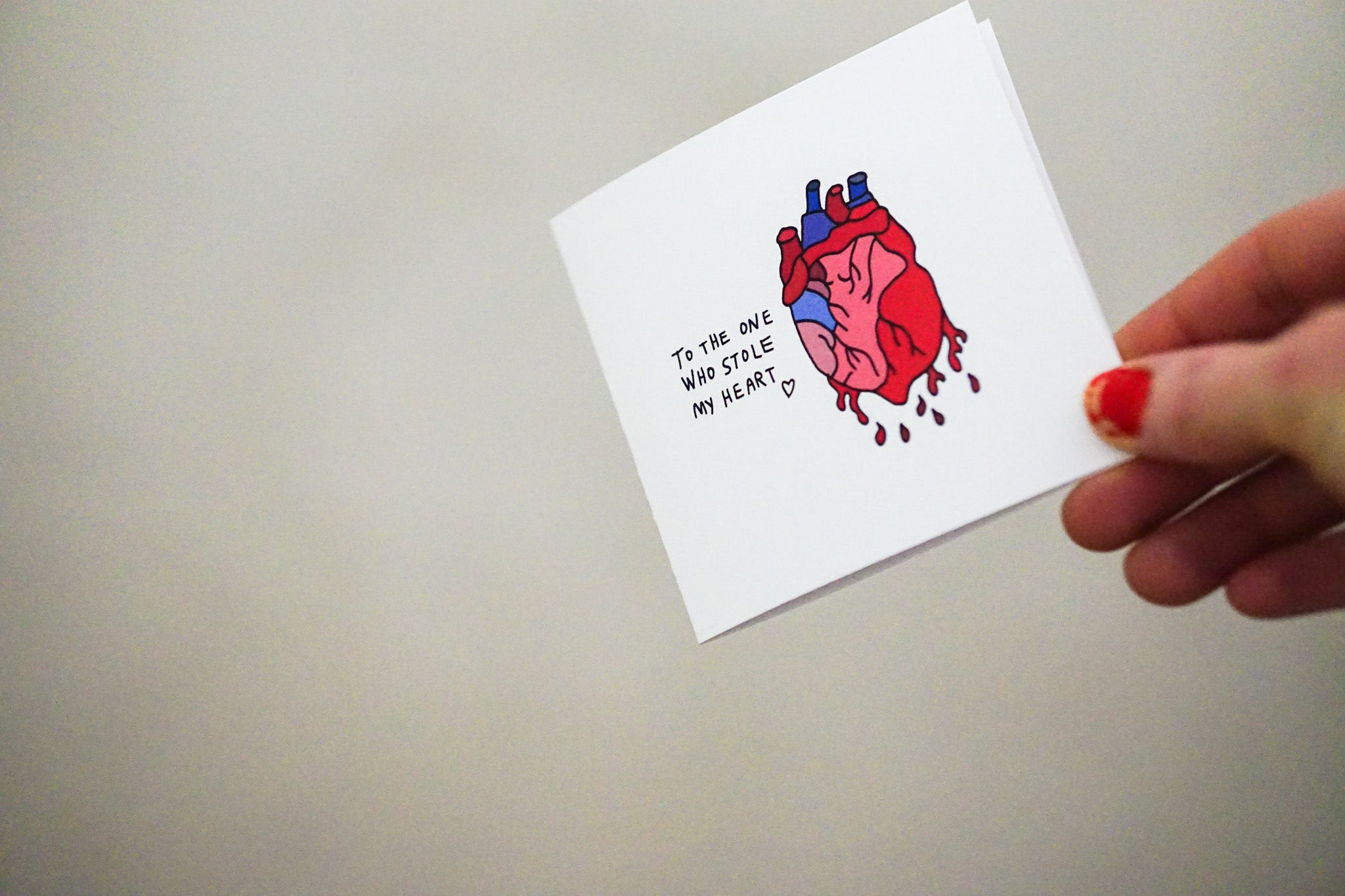 Stole my Heart Card
