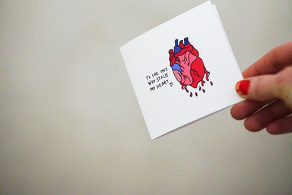 Stole my Heart Card