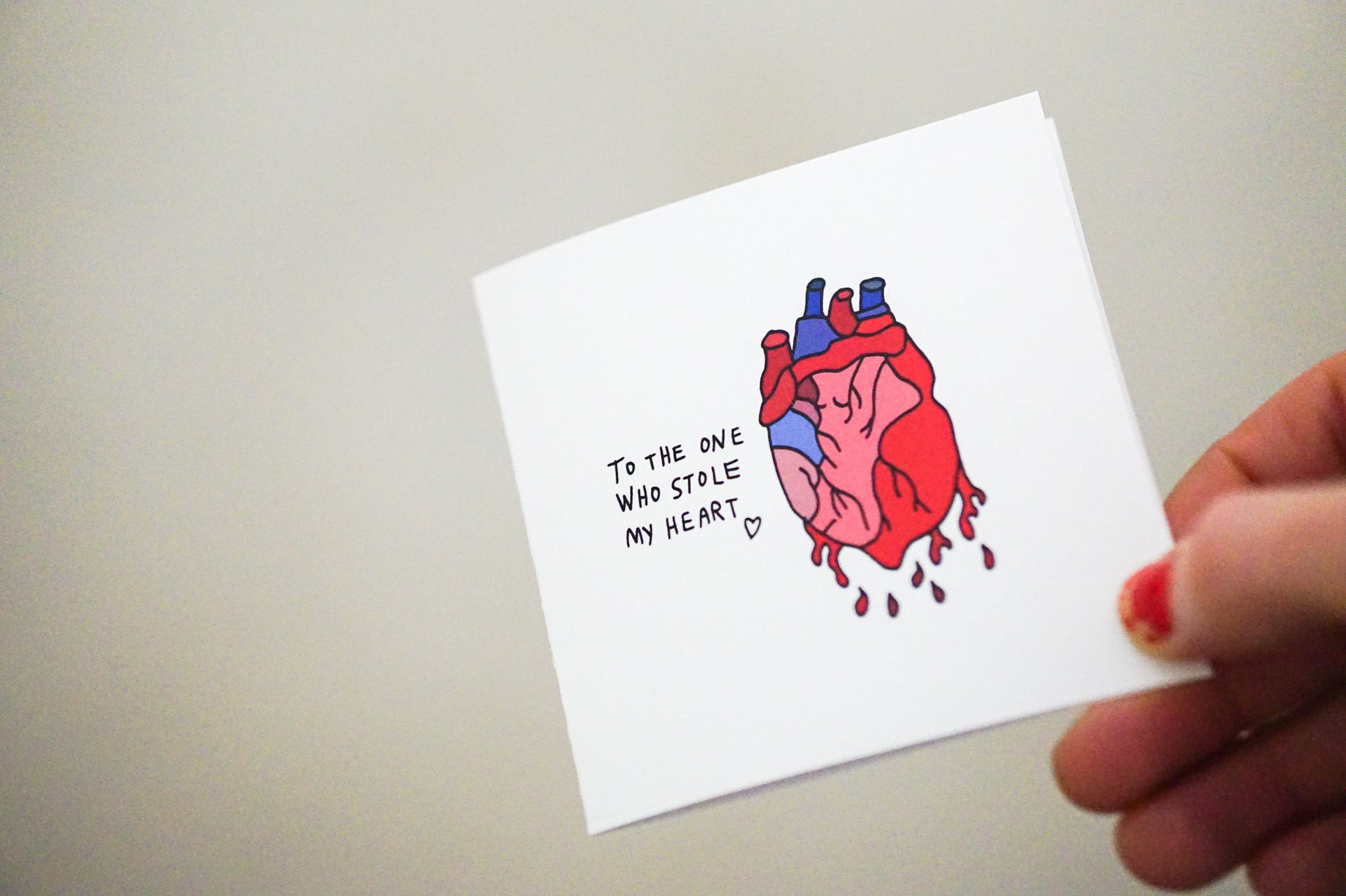 Stole my Heart Card
