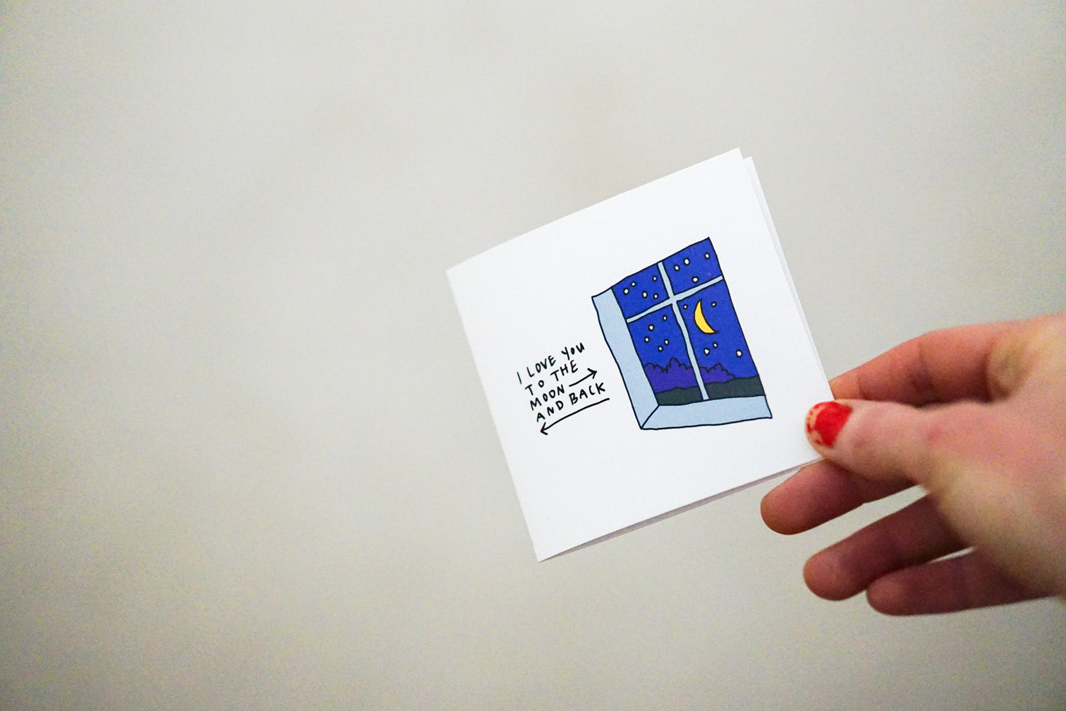 Moon &amp; Back Card