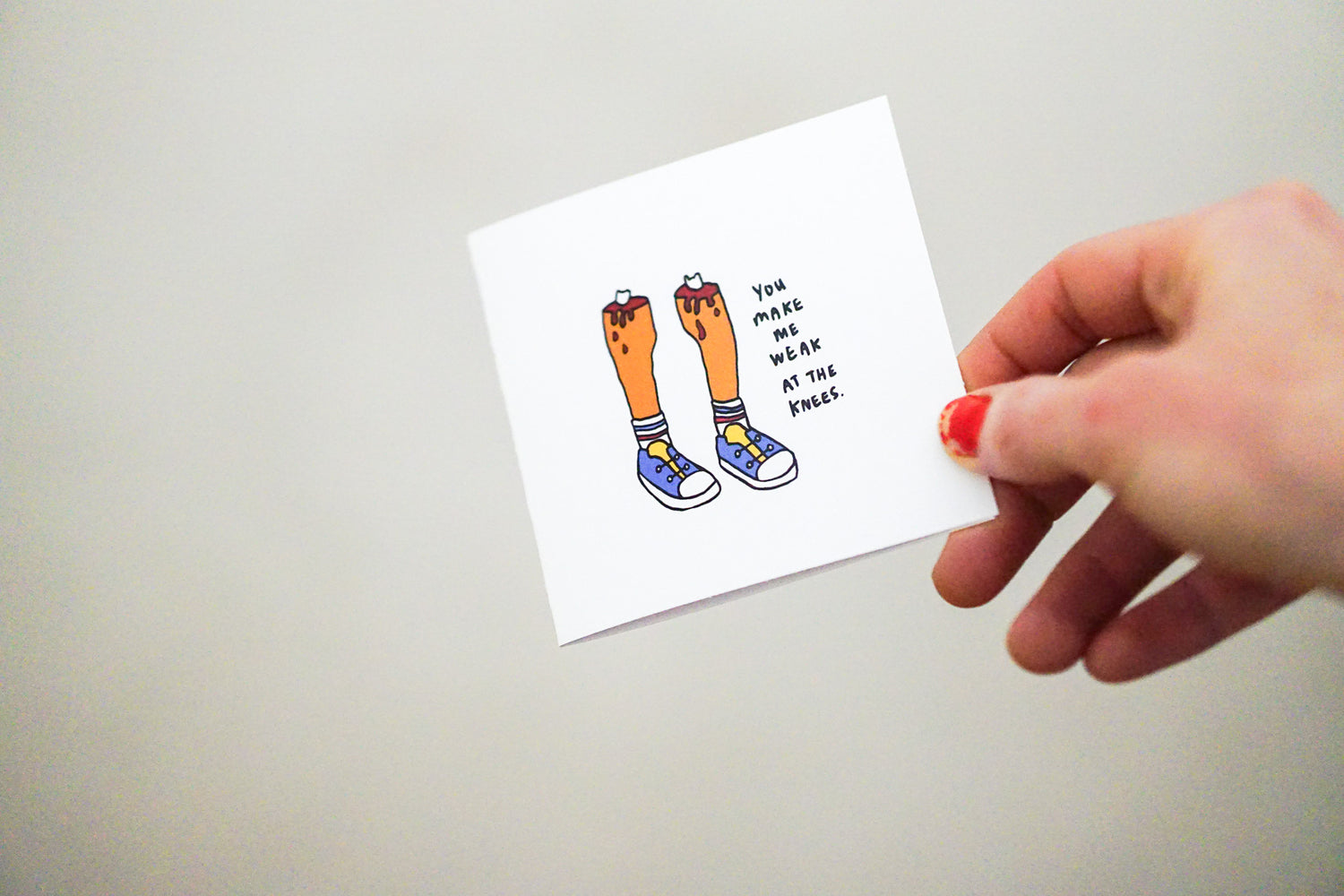 Weak at the Knees Card