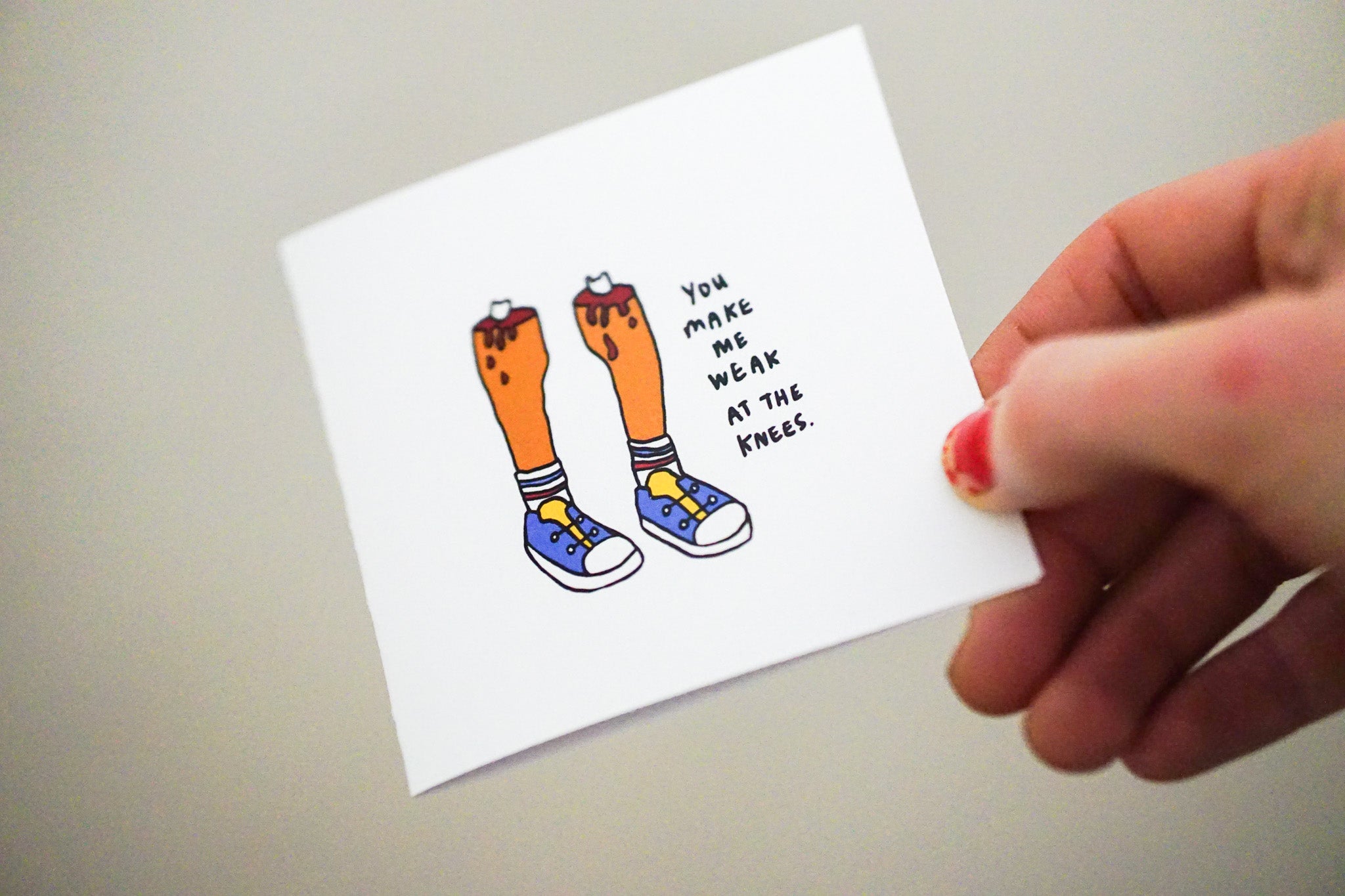 Weak at the Knees Card