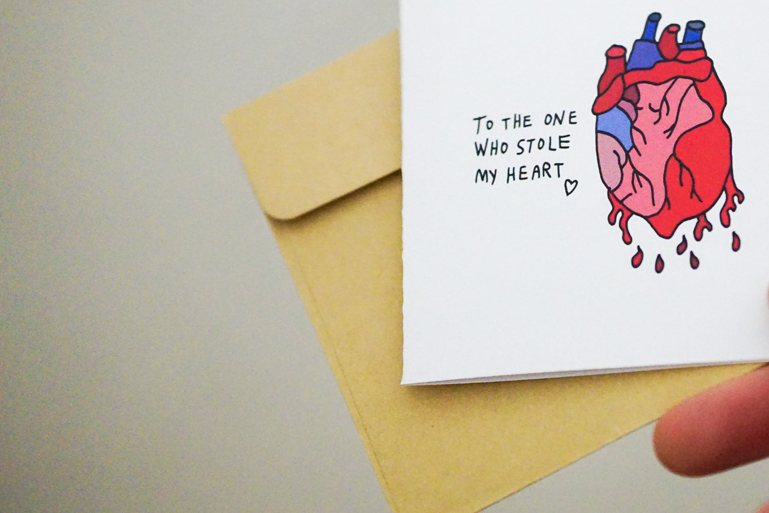 Stole my Heart Card