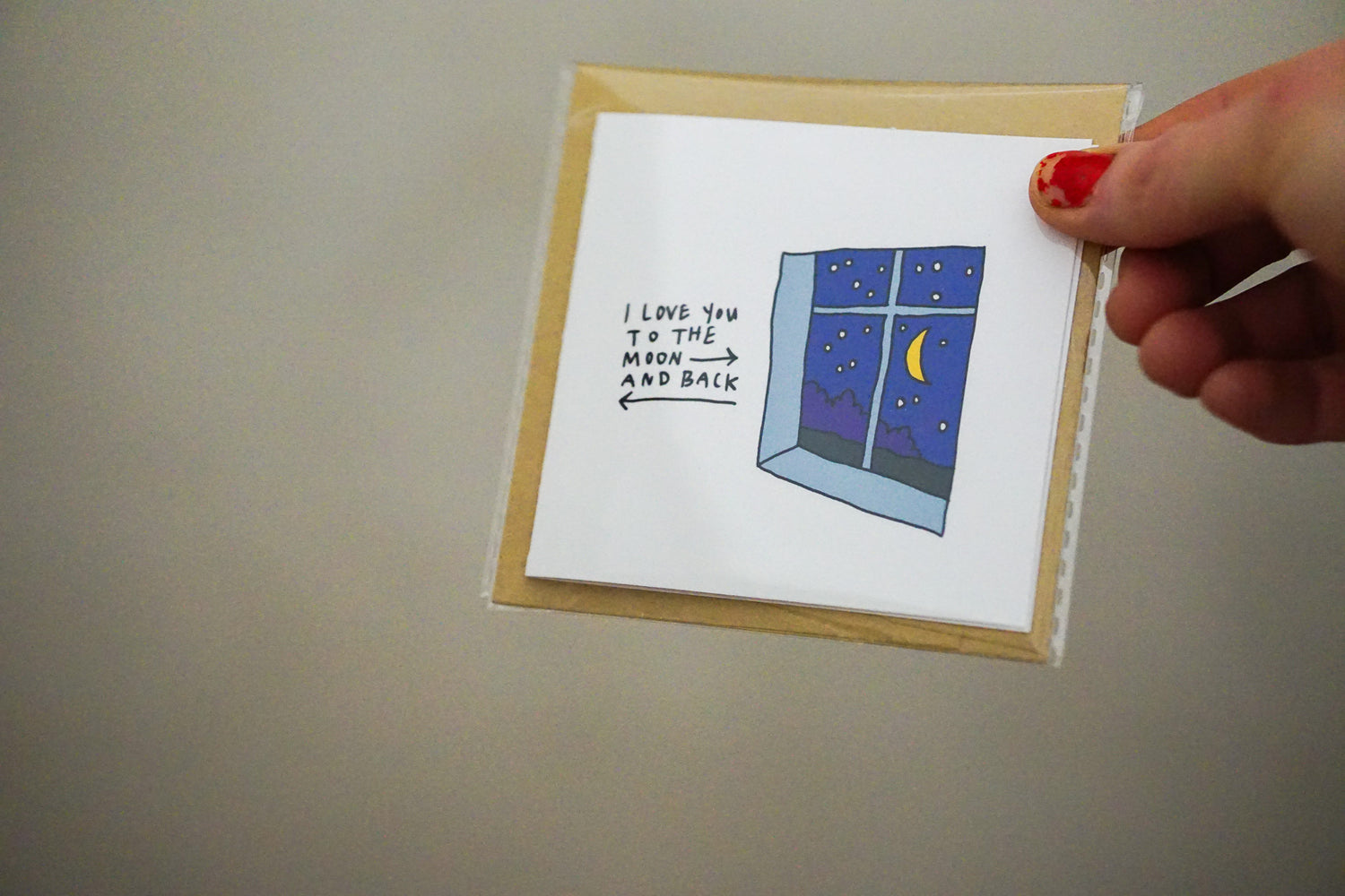 Moon &amp; Back Card