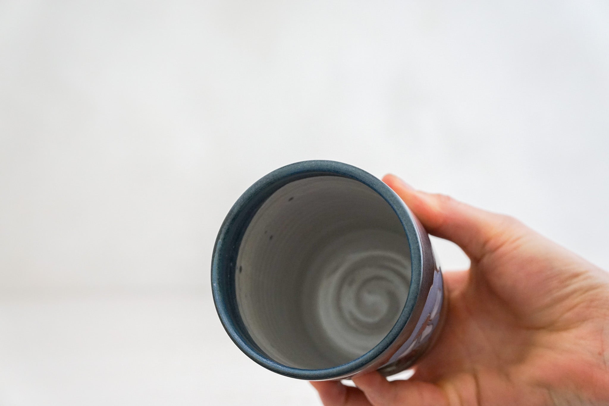 Purple Pansy Cup in Darby