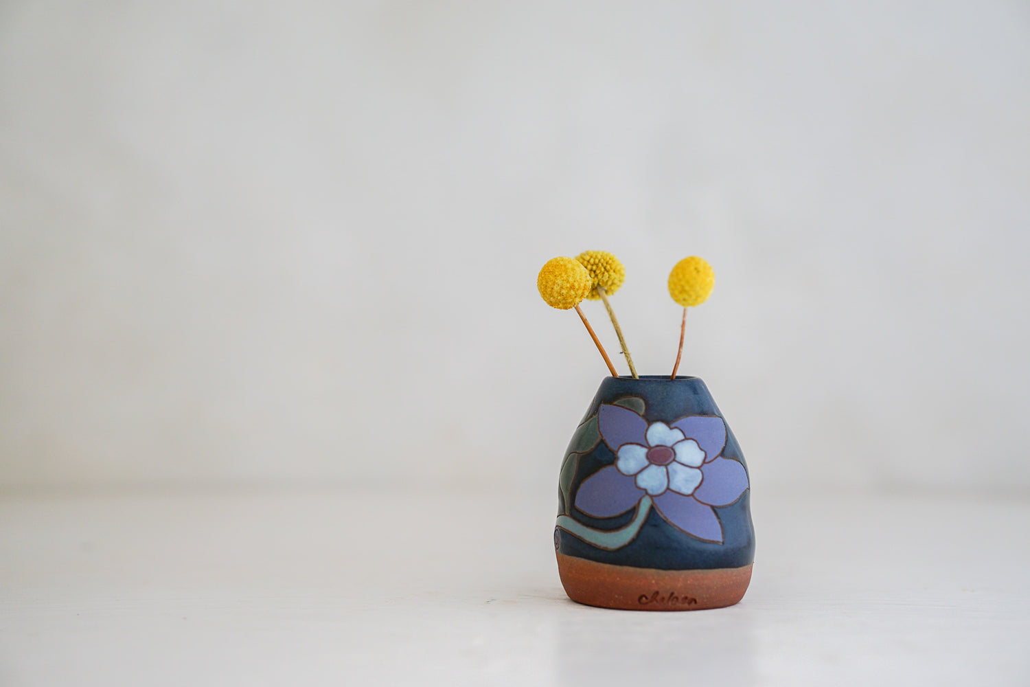 Columbine Budvase in Darby