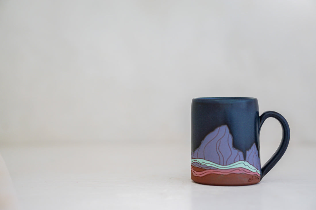 E Teton Purps mug in Darby